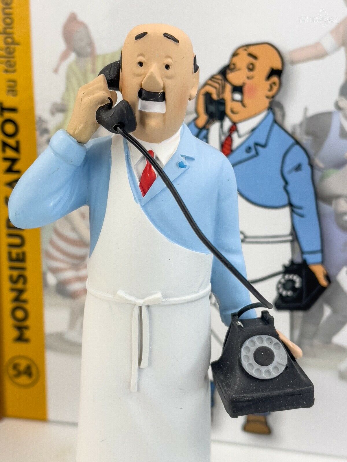 Tintin Figurines Officielle # 54 Mr Cutts the Butcher Herge model ML Figure