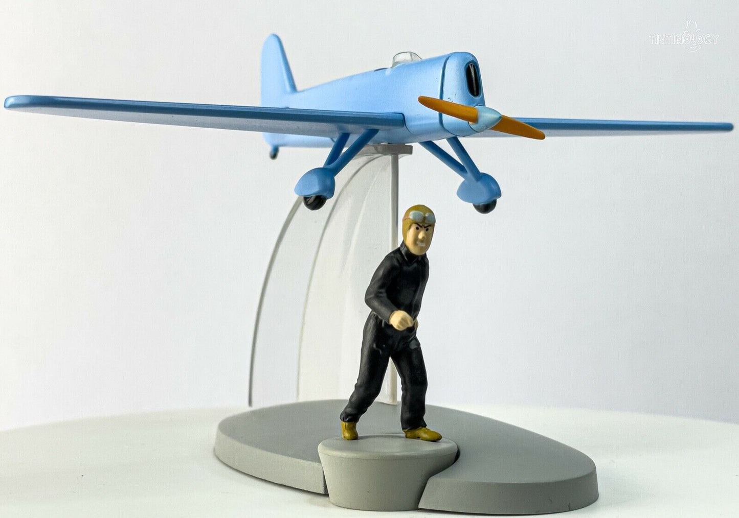 MOULINSART TINTIN PLANE 29563 Blue Plane: Jo Zette & Jocko Model Avion #43