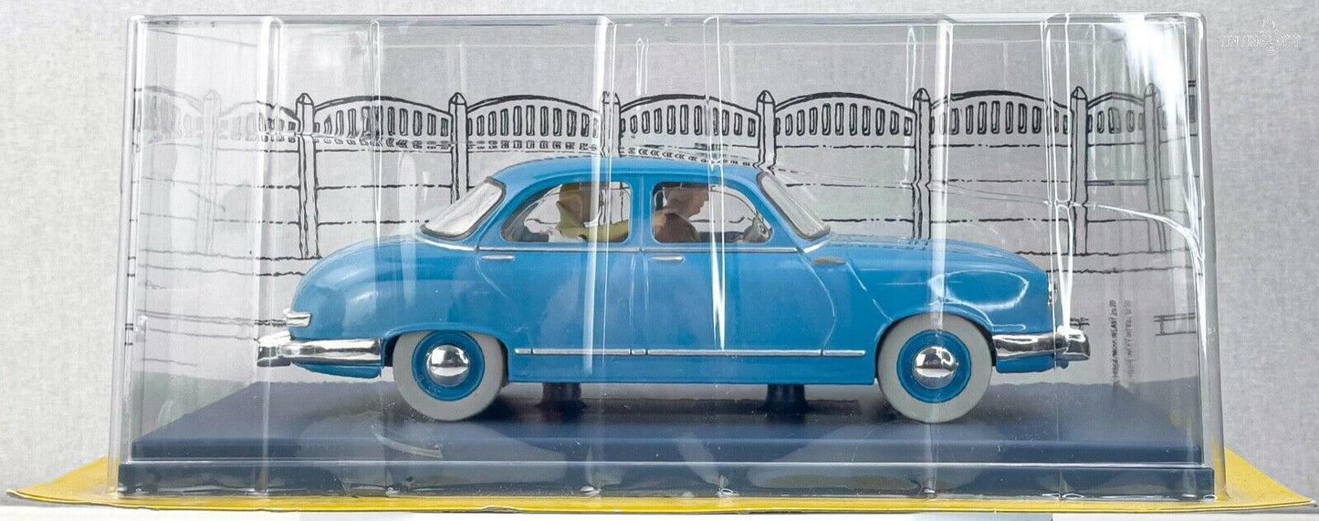 HACHETTE Tintin Car 1/24 #30 Panhard Dana Z: Red Sea Sharks Model Voiture Figure