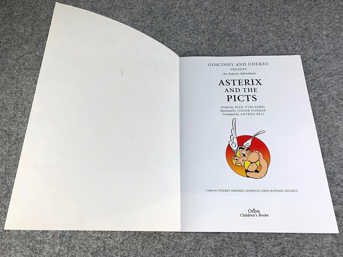 Asterix & the Picts - 2000s Orion/Sphere UK Edition Paperback Book EO Uderzo