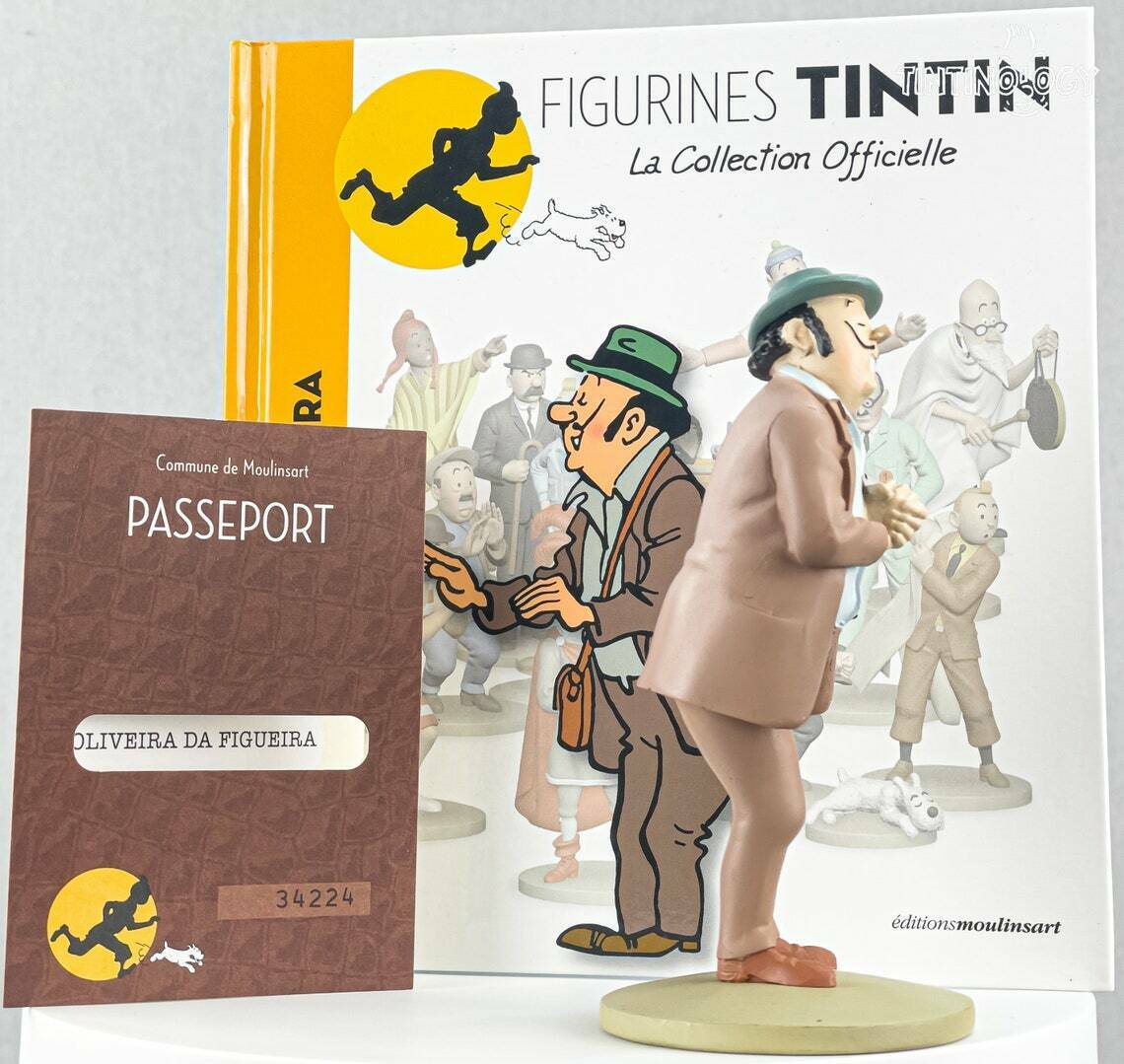 Tintin Figurines Officielle # 16 Oliveira Da Figuera model ML resin Figure