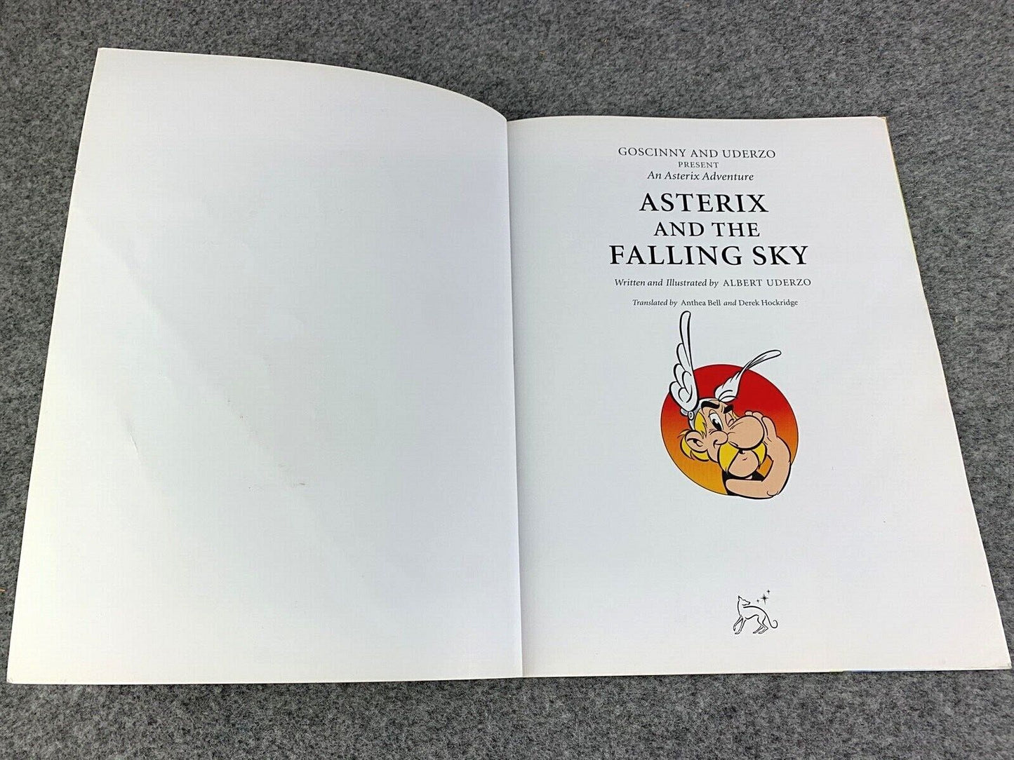 Asterix & the Falling Sky - 2000s Orion/Sphere UK Edition Paperback Book EO Uderzo