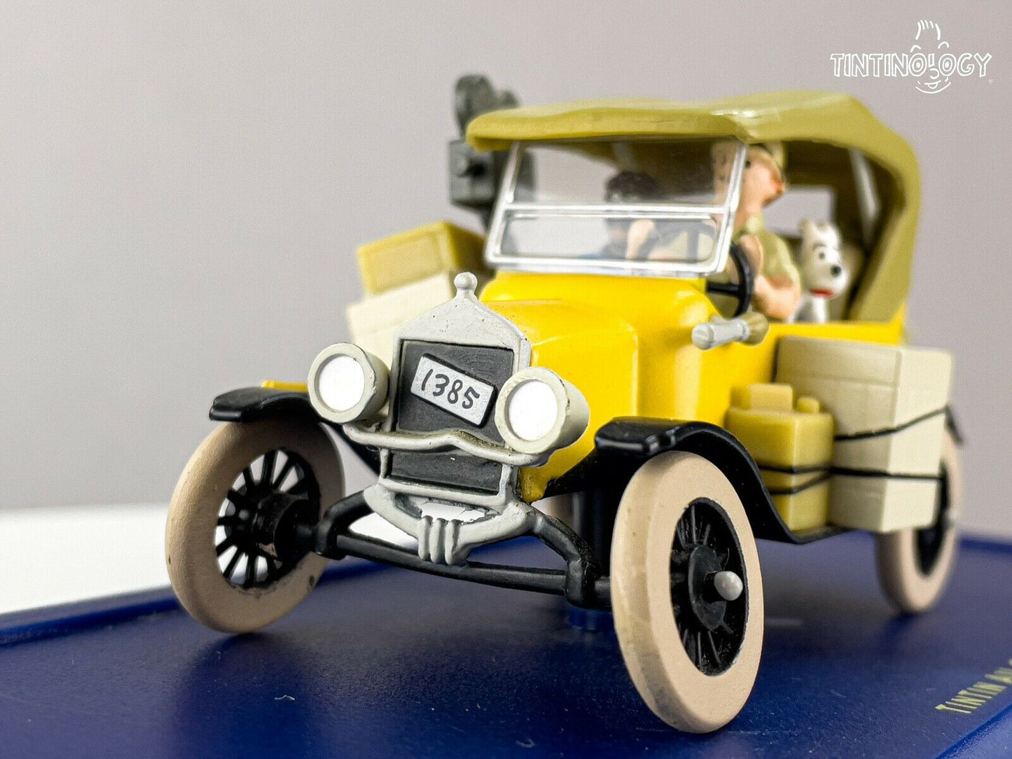 ATLAS TINTIN CAR # 3 Ford Model T: Congo - Herge Moulinsart model car 1/43 Scale