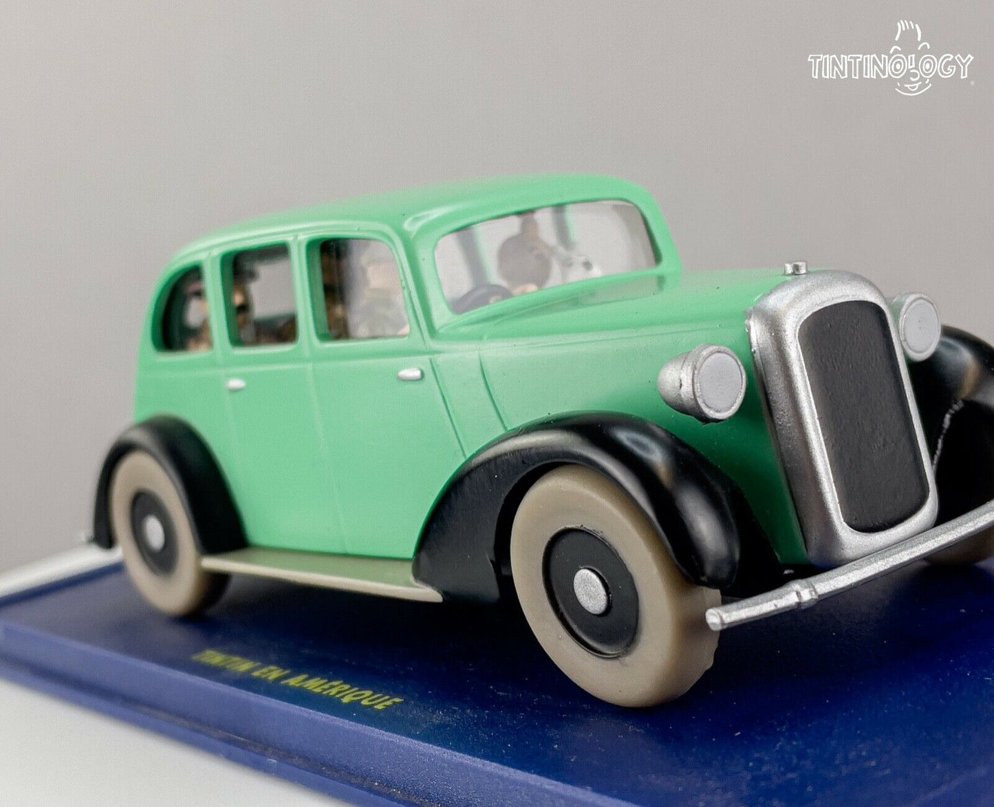 ATLAS TINTIN CAR # 58 Gangsters Car - America Herge model car 1/43 Scale