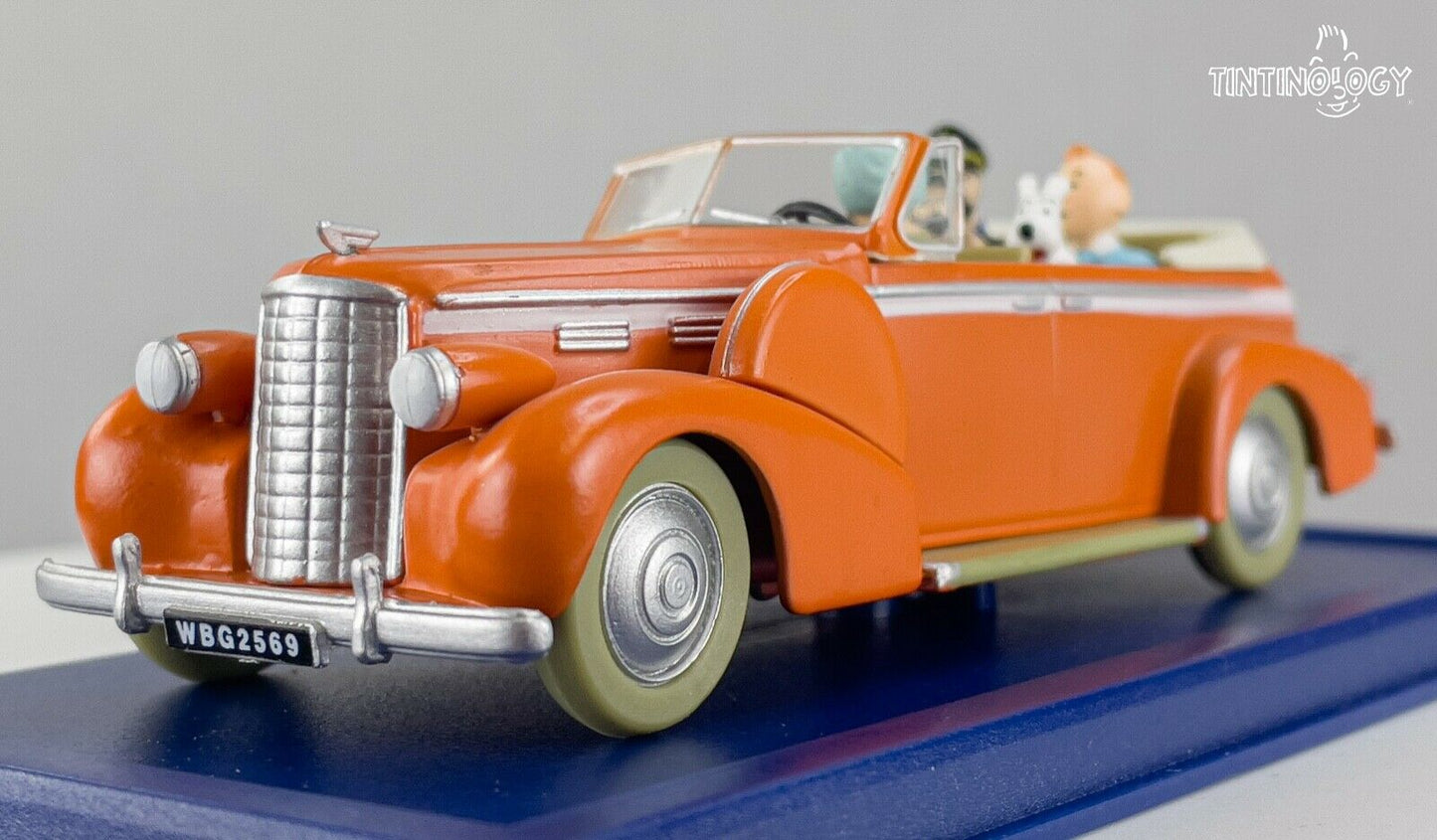 ATLAS TINTIN CAR # 15 Cadillac Fleetwood - Tibet Herge model car 1/43 Scale