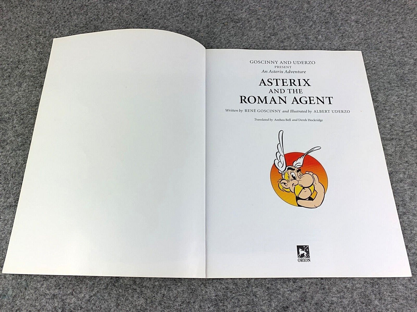Asterix & Roman Agent - 2000s Orion/Sphere UK Edition Paperback Book EO Uderzo
