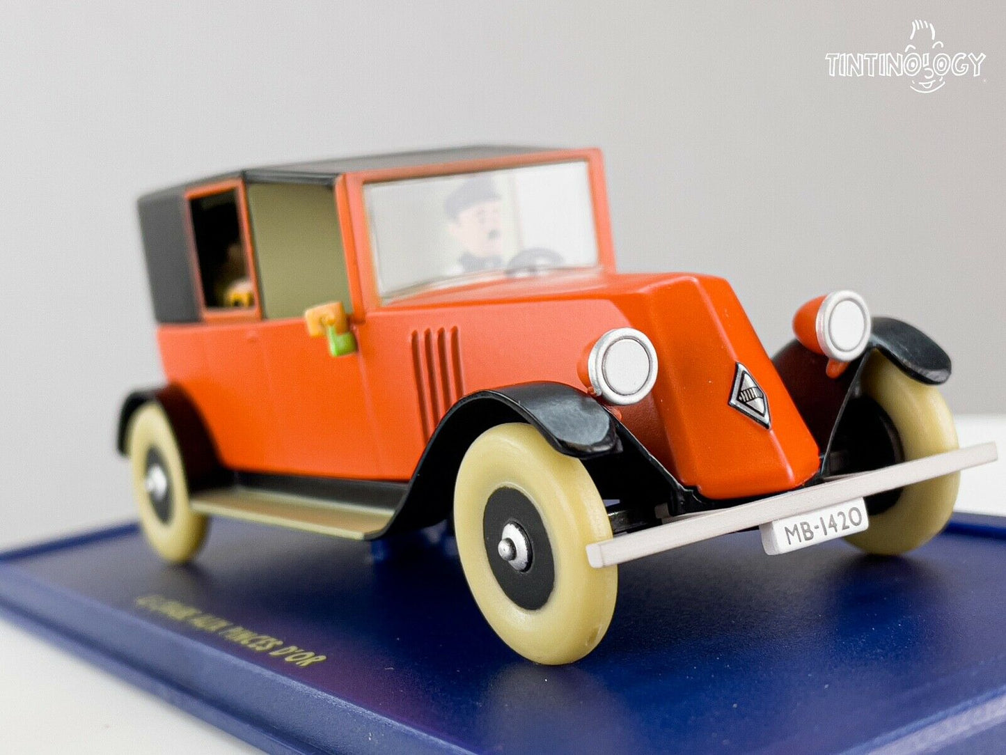 ATLAS TINTIN CAR # 46 Renault NN - Golden Claws Herge model car 1/43 Scale