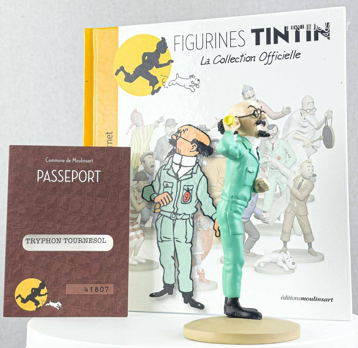 Tintin Figurines Officielle # 17 Calculus from Destination Moon ML resin Figure