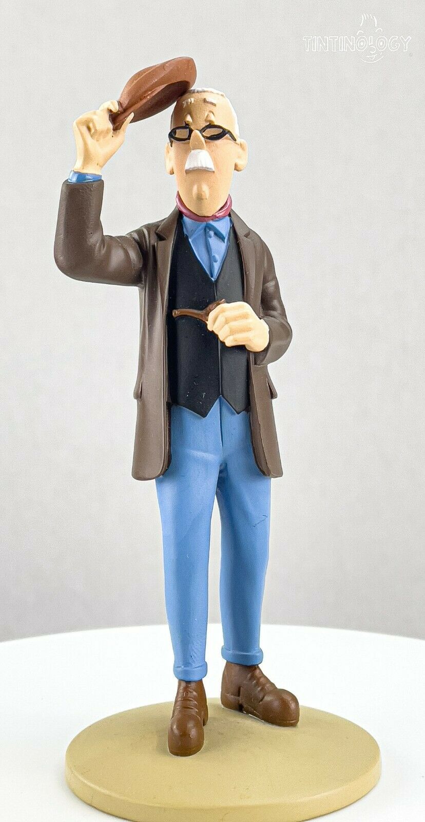 Tintin Figurine Officielle # 35 Mr Boullu the Builder Herge model Figure