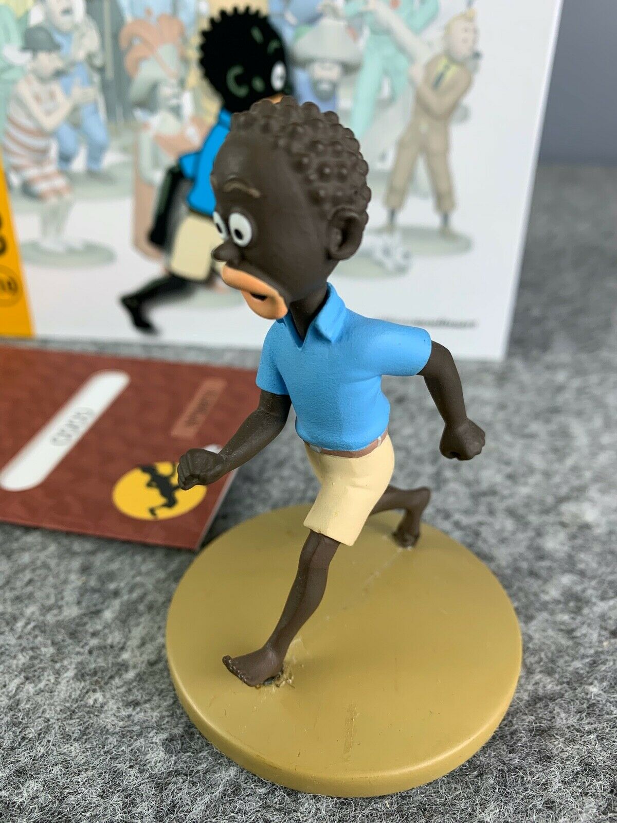 Tintin Figurines Officielle # 110 Coco - Congo RARE Resin Model Figure