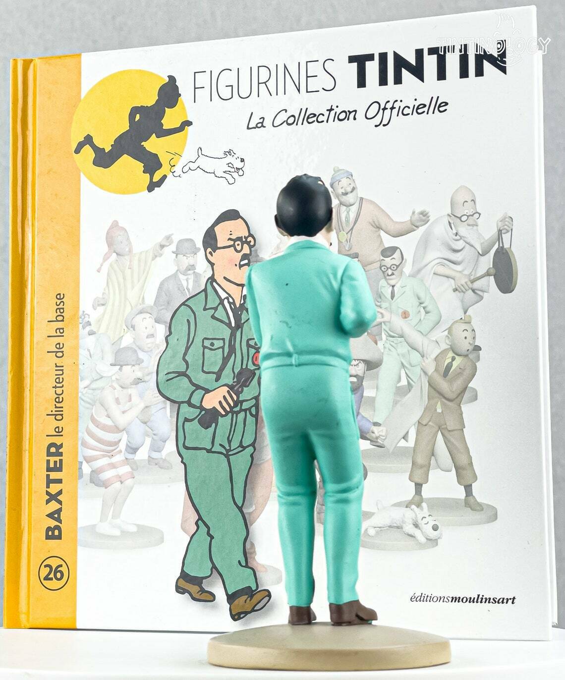 Tintin Figurines Officielle # 26 Baxter: Destination Moon Herge model Figure