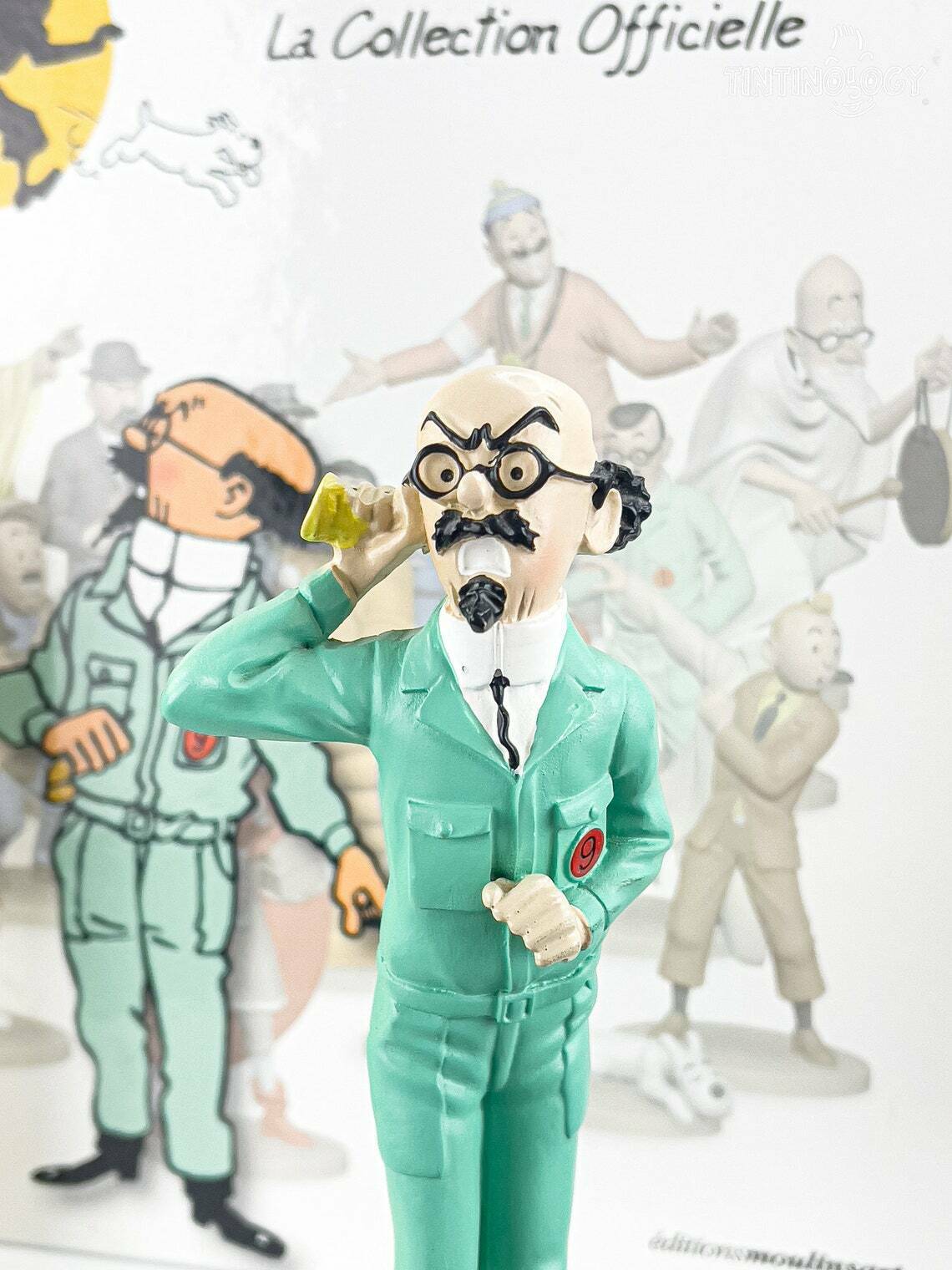 Tintin Figurines Officielle # 17 Calculus from Destination Moon ML resin Figure