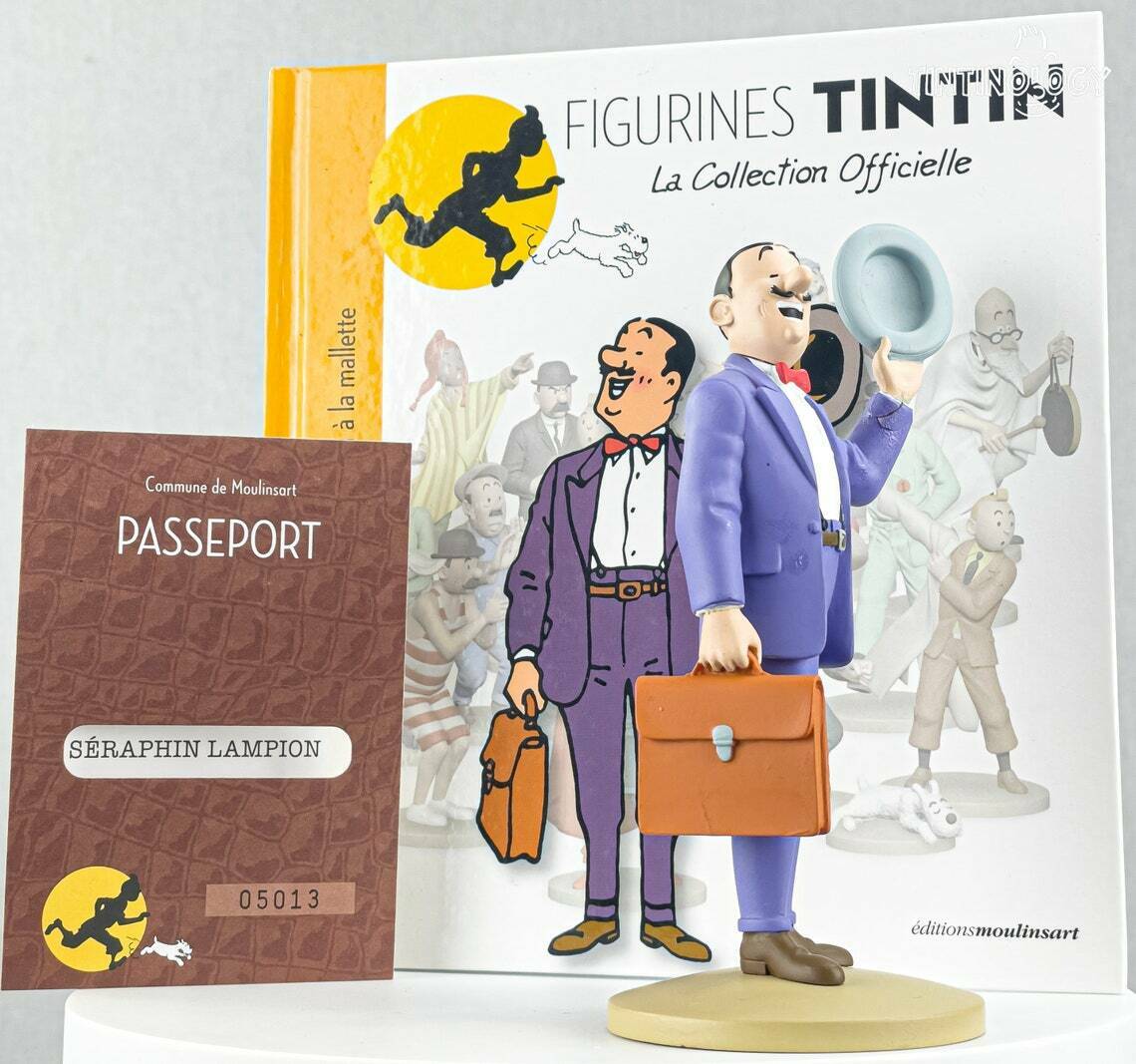 Tintin Figurine Officielle # 11 Jolyon Wagg Herge model Moulinsart Figure