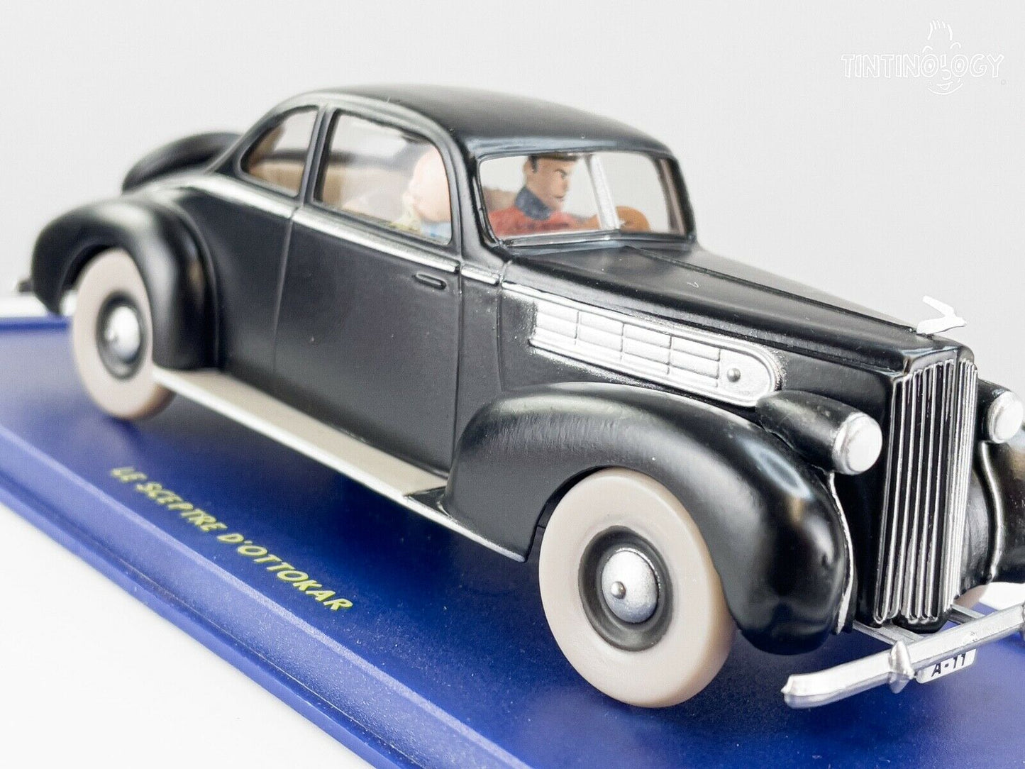 ATLAS TINTIN CAR # 18 Packard 6 - Ottokars Herge model car 1/43 Scale