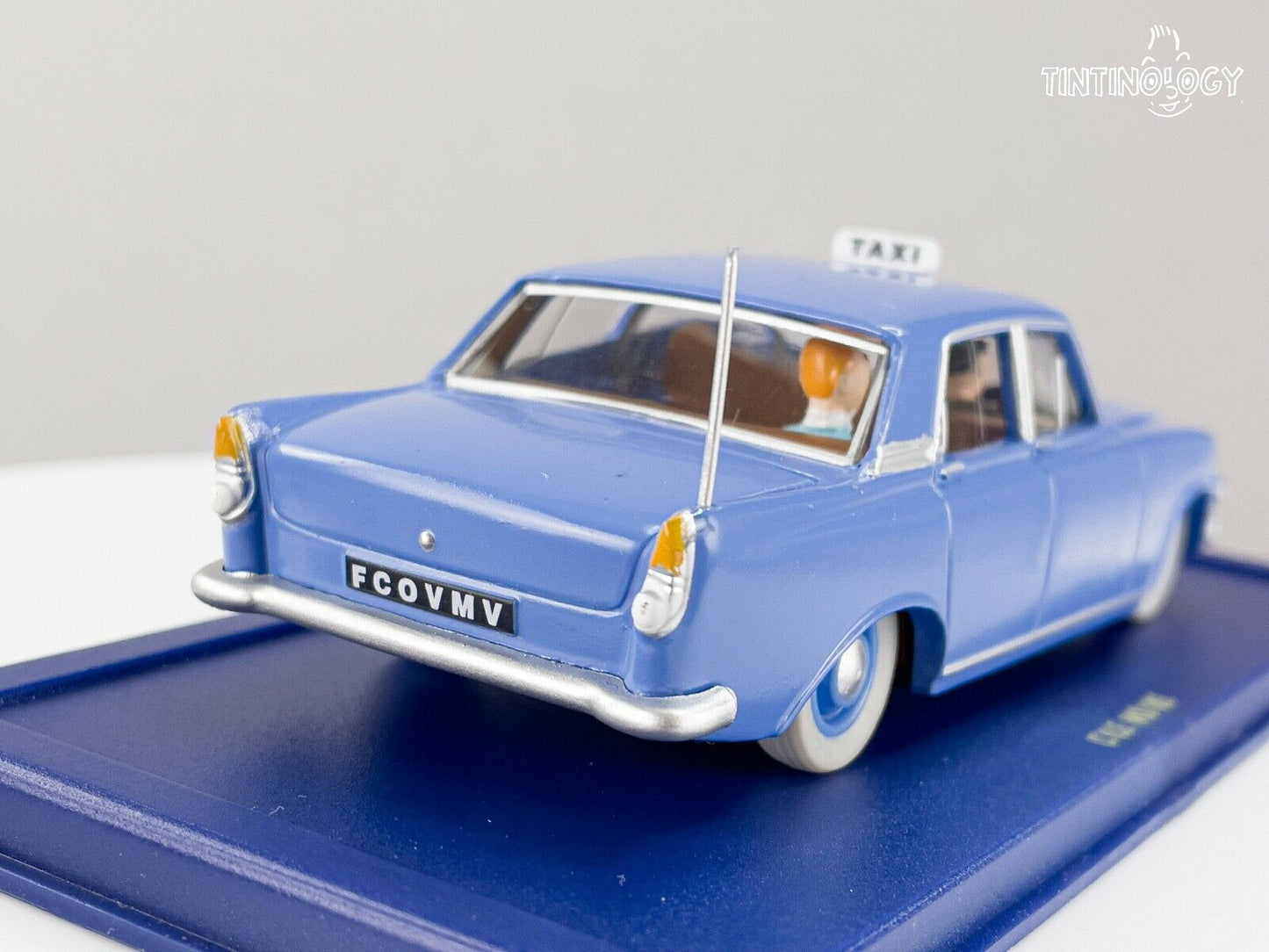ATLAS TINTIN CAR # 45 Ford Zephyr - Black Island Herge model 1/43 Scale Voiture