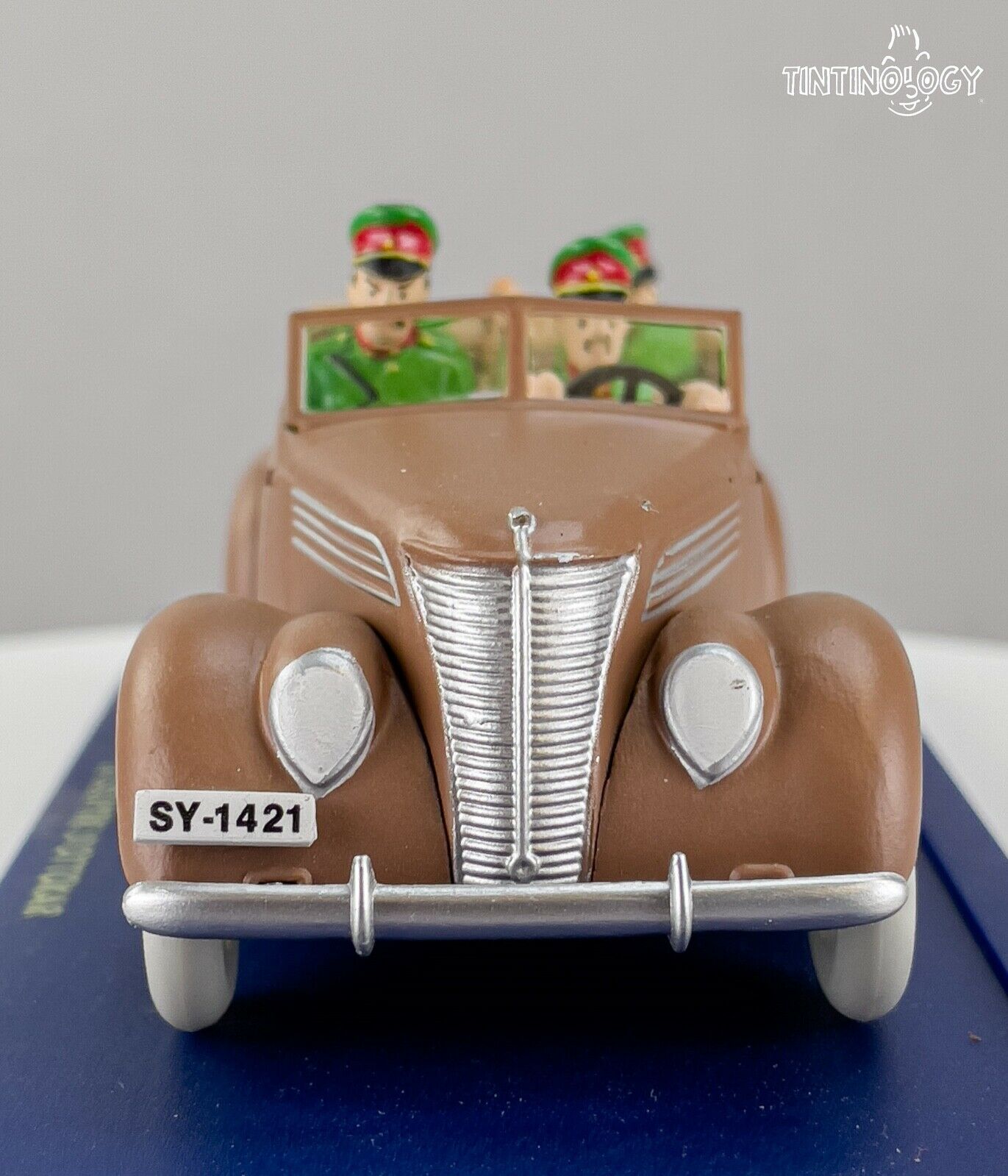 ATLAS TINTIN CAR # 34 Police Ford V8 - Ottokars Herge model car 1/43 Scale