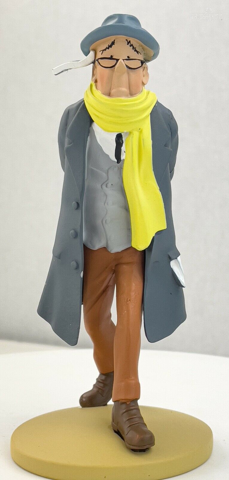 Tintin Figurines Officielle # 58 Laszlo Carriedas: Flight 714 model ML resin Figure