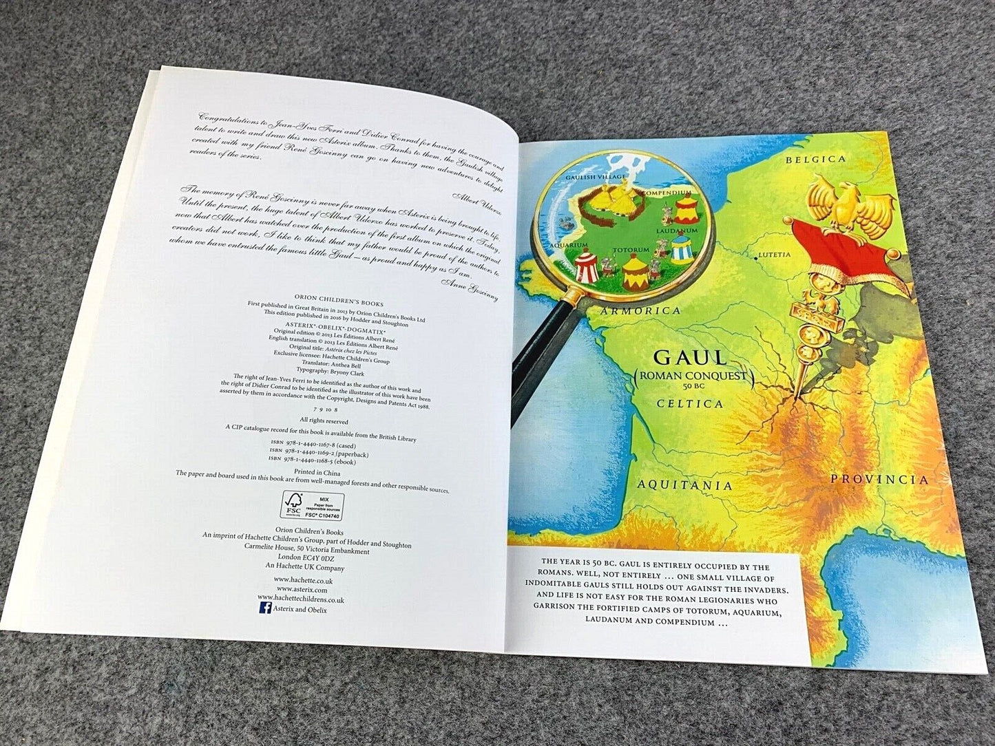 Asterix & the Picts - 2000s Orion/Sphere UK Edition Paperback Book EO Uderzo