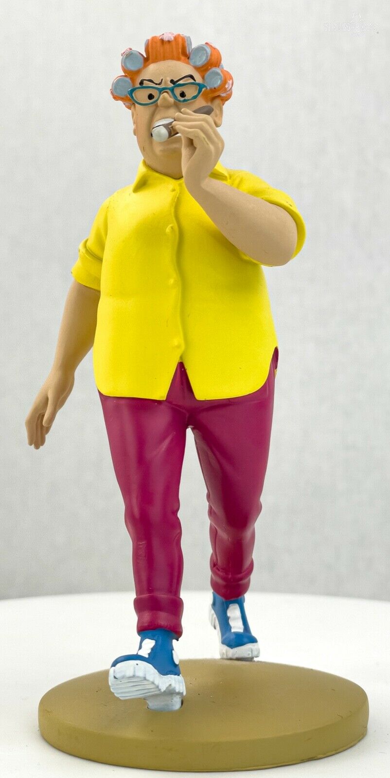 Tintin Figurines Officielle # 79 Peggy Alcazar: Picaros Herge model resin Figure