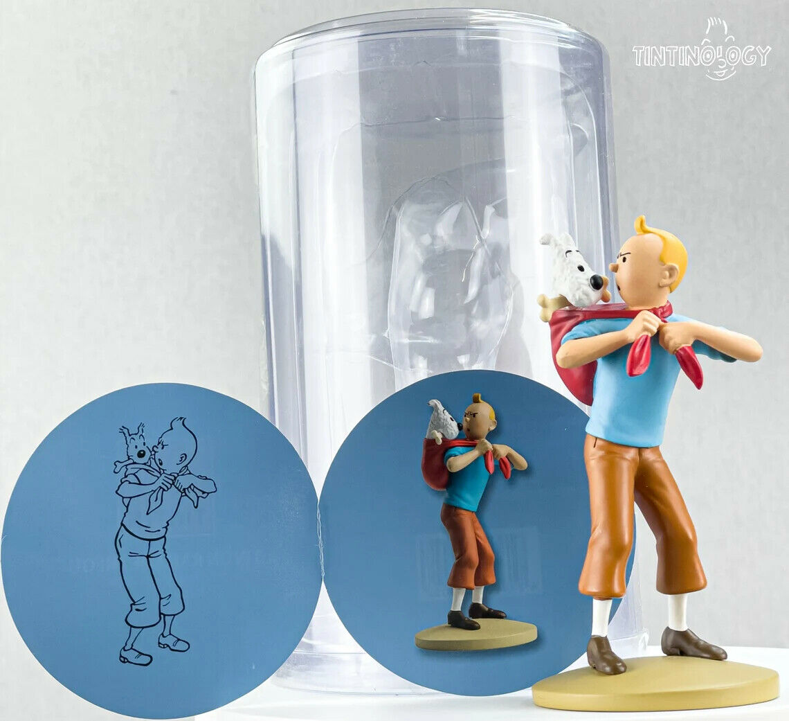 Tintin Figurine Moulinsart 42194: Tintin Carrying Snowy 12cm Herge Officielle Figure 39