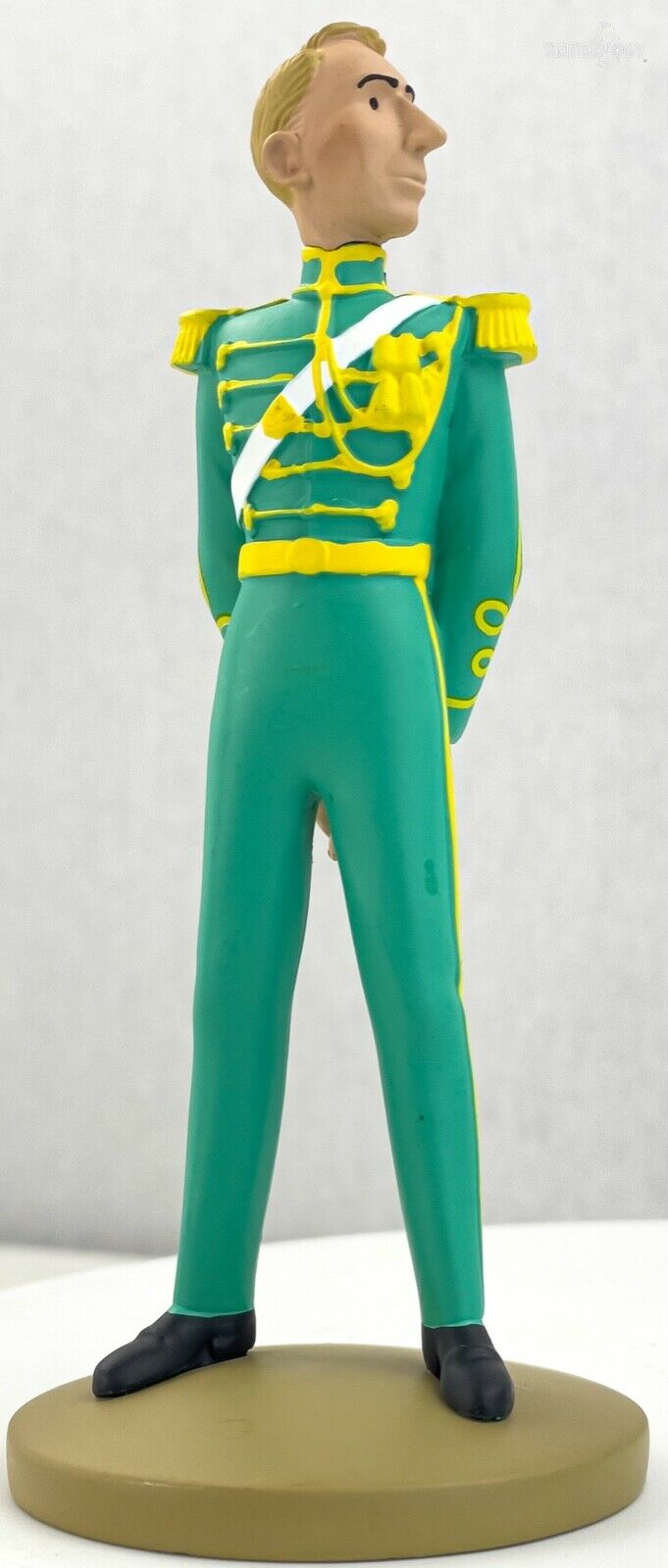 Tintin Figurines Officielle #111 Herge in Uniform: Ottokars Sceptre Resin Model