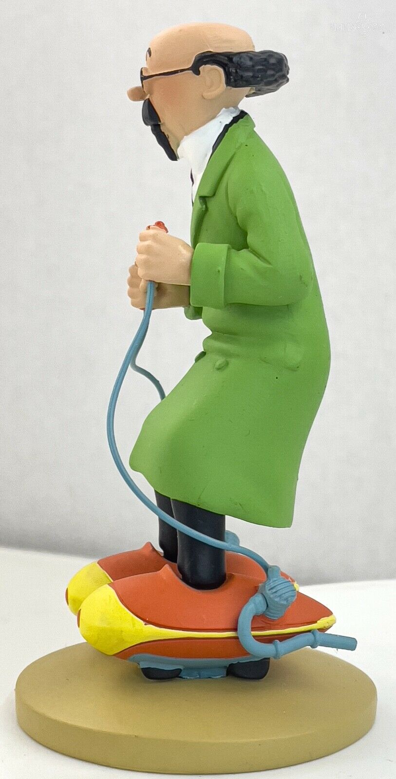 Tintin Figurines Officielle # 57 Calculus on Motorskates Herge model Figure