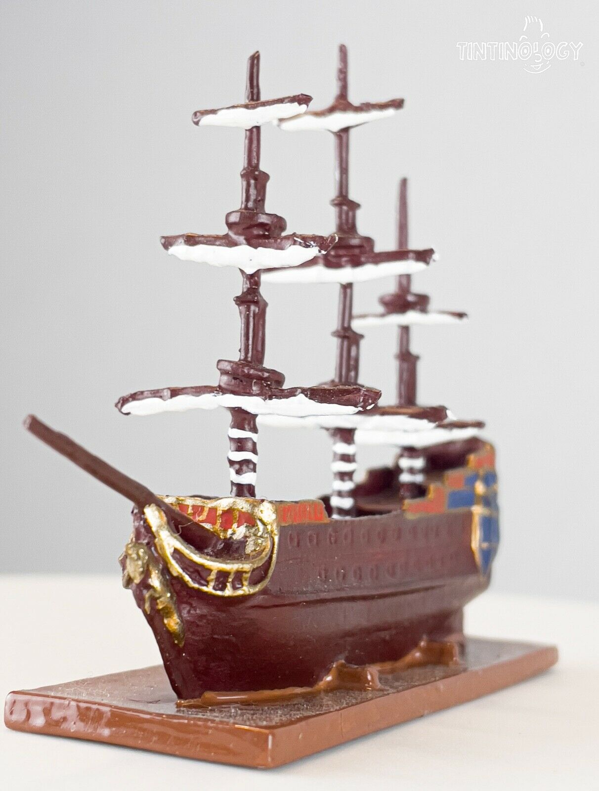 The Unicorn Ship by Pixi: Tintin Figurine Objets Mythe 5608 - 1994 X Rare Vintage Boat Model Herge