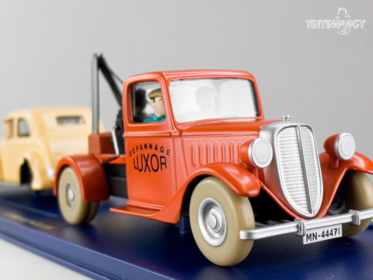 ATLAS TINTIN CAR #23 & 24 Towtruck Luxor & Car Golden Claws Herge model 1/43