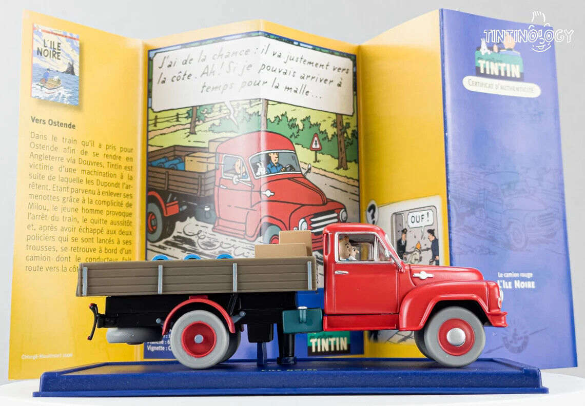 ATLAS TINTIN CAR # 61 Hanomag L28 - The Black Island Herge model car 1/43 Scale