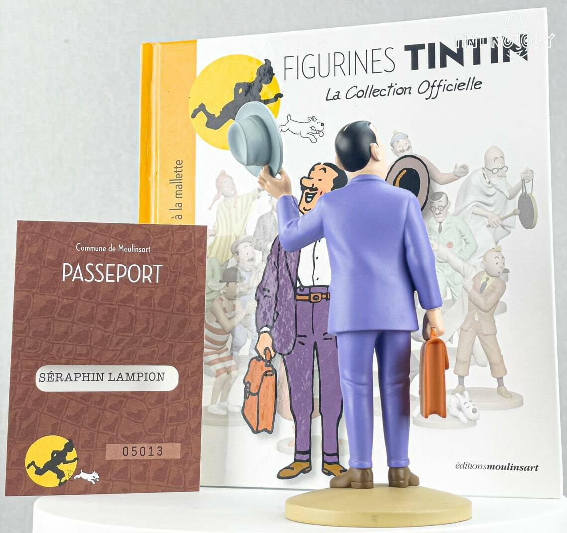 Tintin Figurine Officielle # 11 Jolyon Wagg Herge model Moulinsart Figure