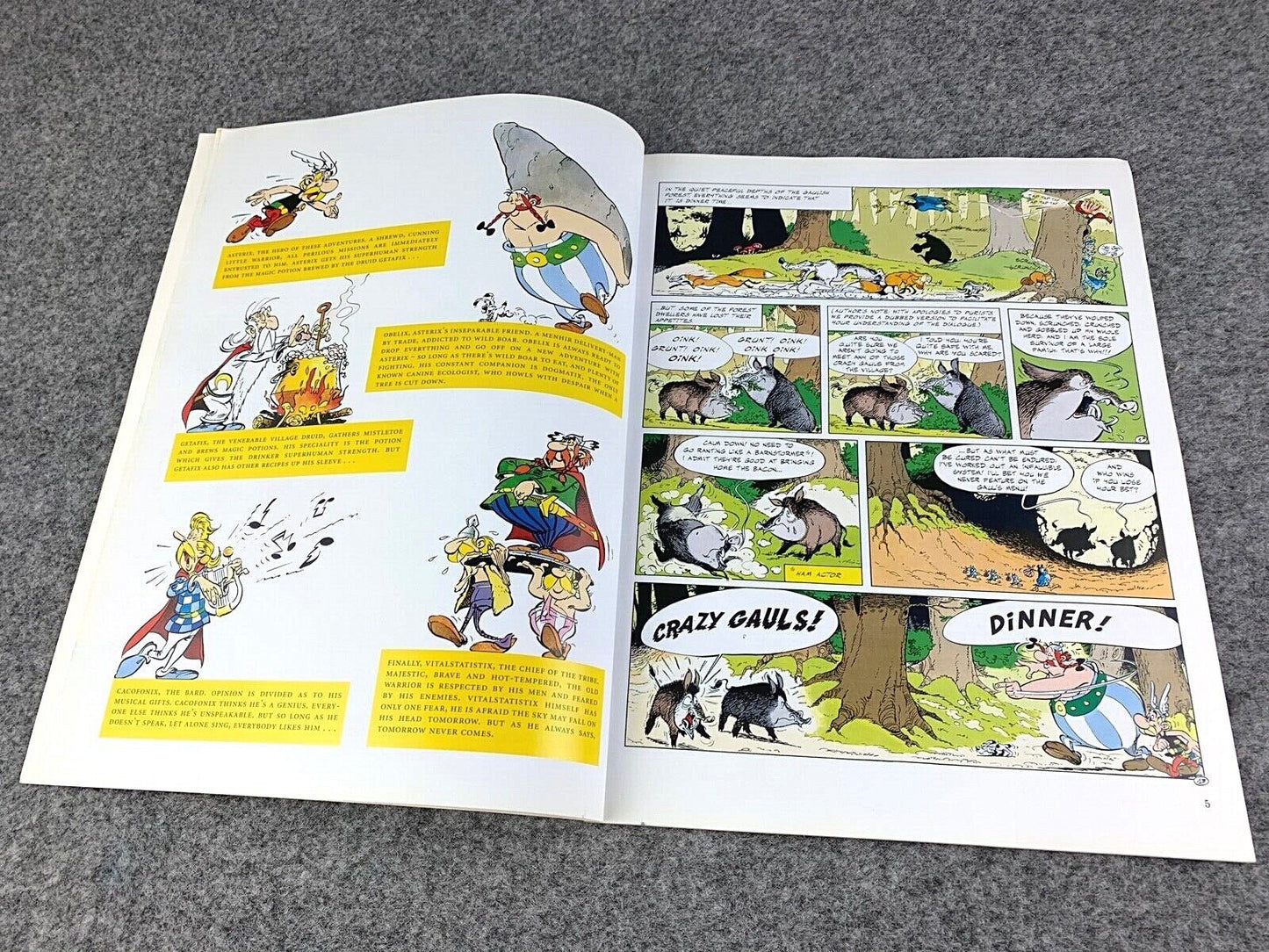 Asterix & Black Gold - 2000s Orion/Sphere UK Edition Paperback Book EO Uderzo