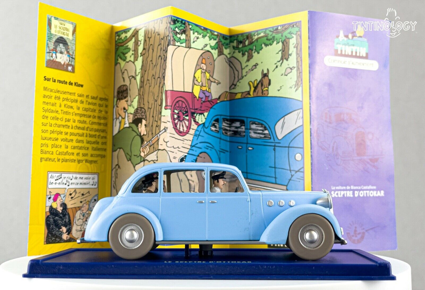 ATLAS TINTIN CAR # 27 Castafiores car Ottokar Herge model car 1/43 Scale Voiture