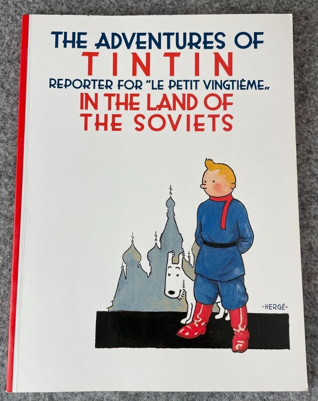 Land of the Soviets Tintin Paperback Book Egmont UK Paperback Edition