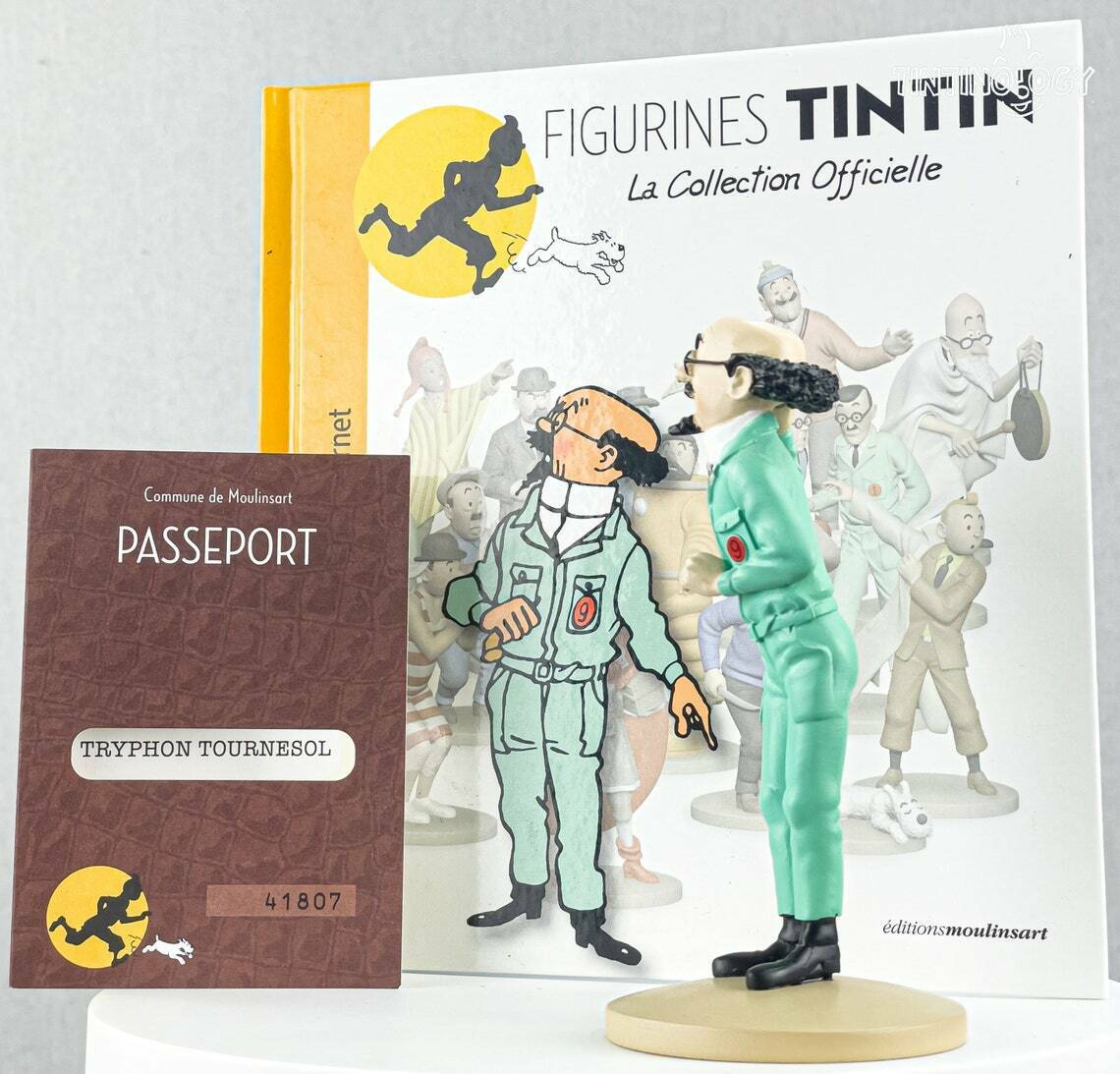 Tintin Figurines Officielle # 17 Calculus from Destination Moon ML resin Figure