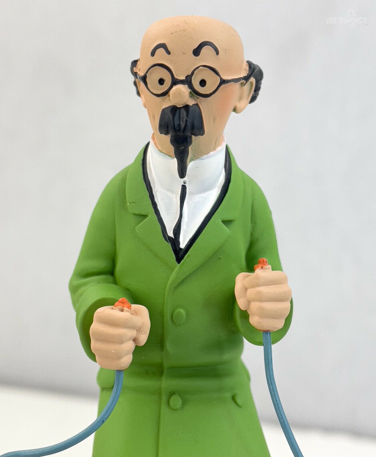 Tintin Figurines Officielle # 57 Calculus on Motorskates Herge model Figure