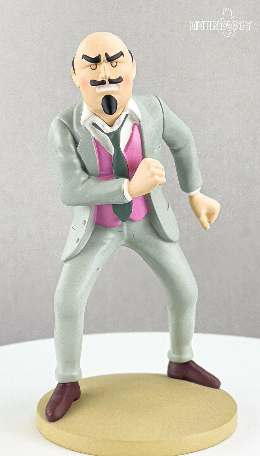 Tintin Figurine Officielle # 12 Dr Muller: Black Island Herge model Figure