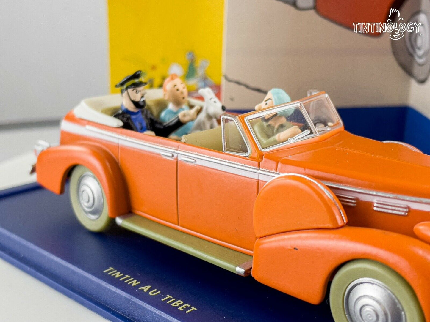 ATLAS TINTIN CAR # 15 Cadillac Fleetwood - Tibet Herge model car 1/43 Scale
