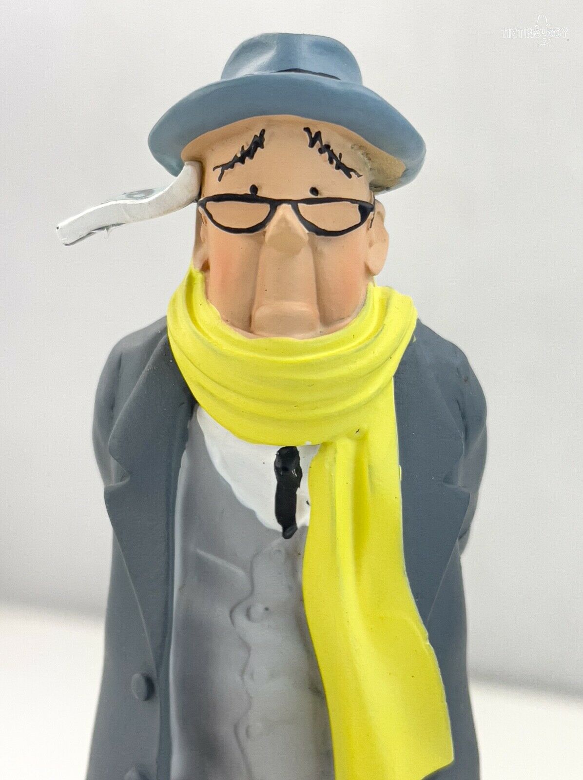 Tintin Figurines Officielle # 58 Laszlo Carriedas: Flight 714 model ML resin Figure