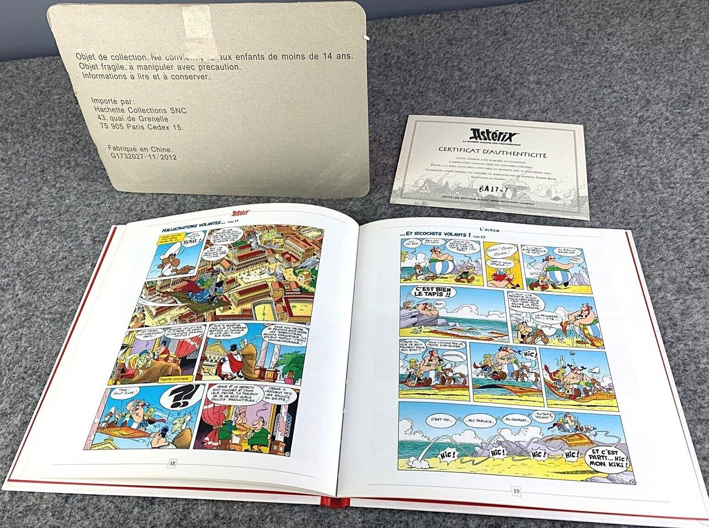 Hachette Asterix Figurine #27 Watziznehm Ed Rene Ltd 13cm Grand Galerie Figure