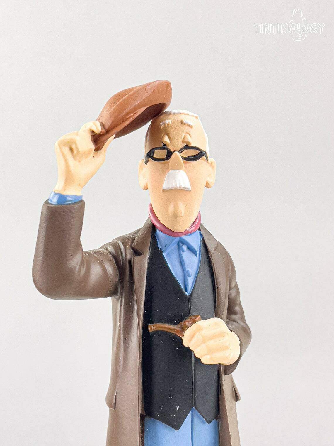 Tintin Figurine Officielle # 35 Mr Boullu the Builder Herge model Figure