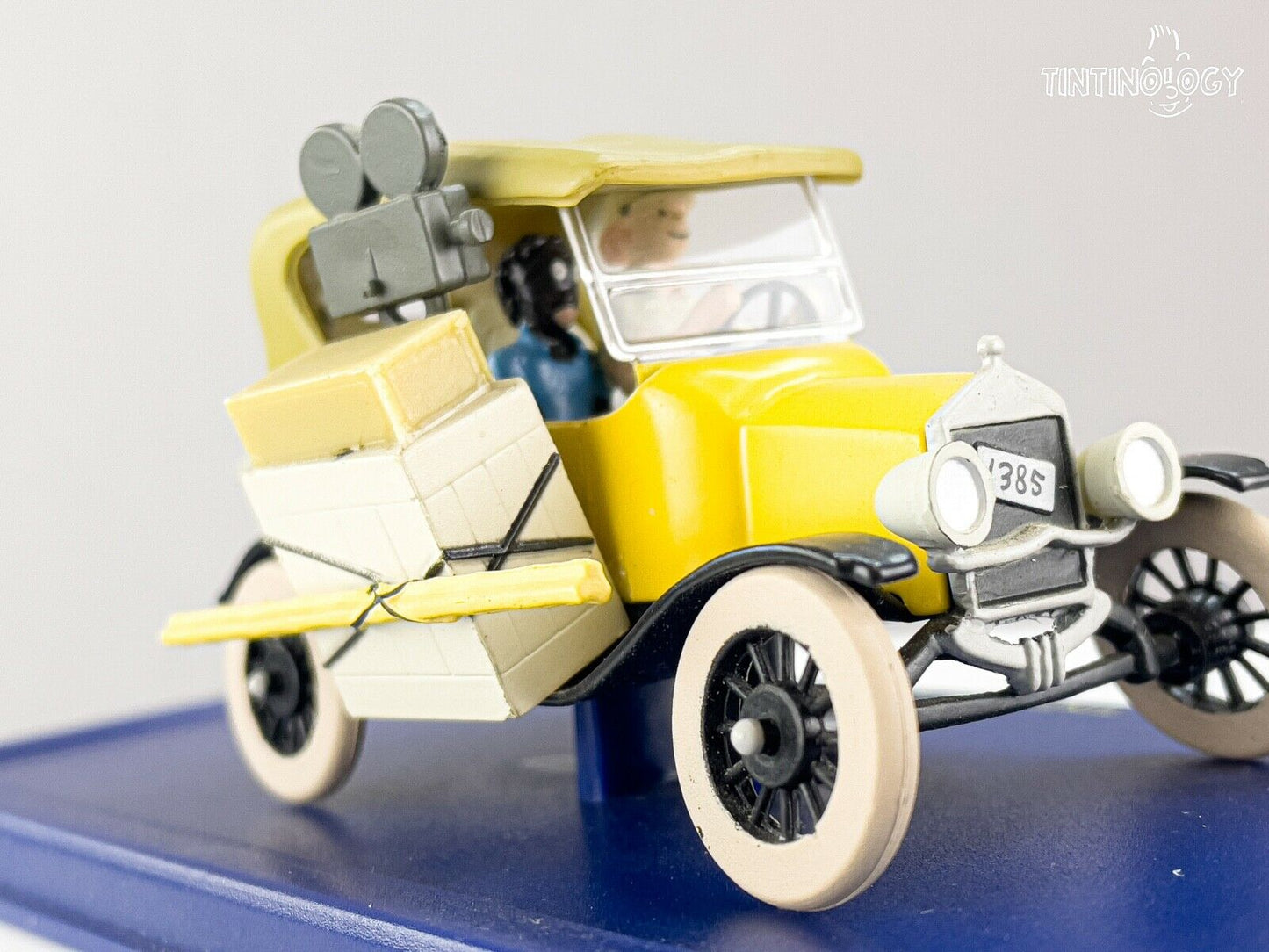 ATLAS TINTIN CAR # 3 Ford Model T: Congo - Herge Moulinsart model car 1/43 Scale