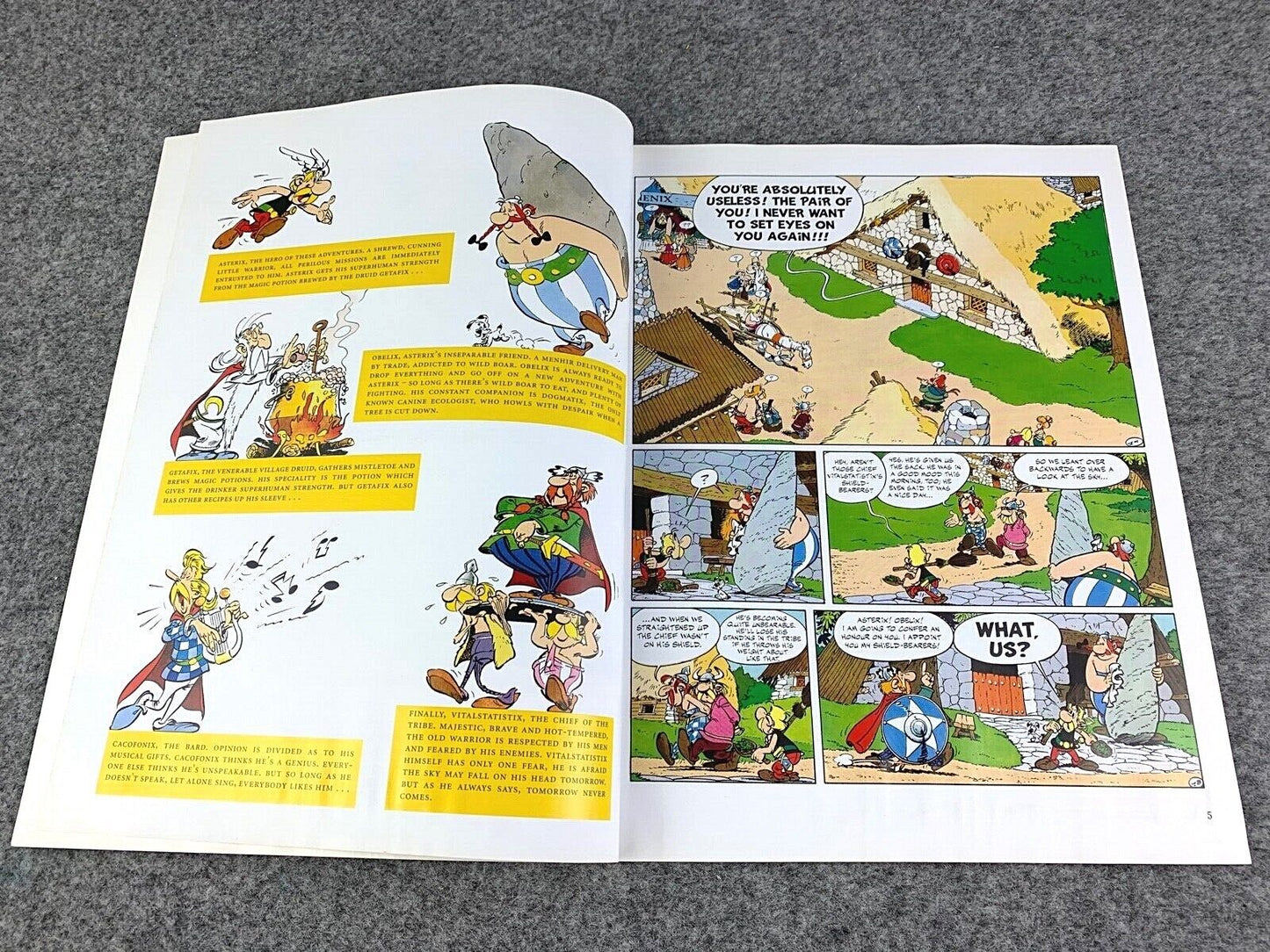 Asterix in Switzerland - 2000s Orion/Sphere UK Edition Paperback Book EO Uderzo