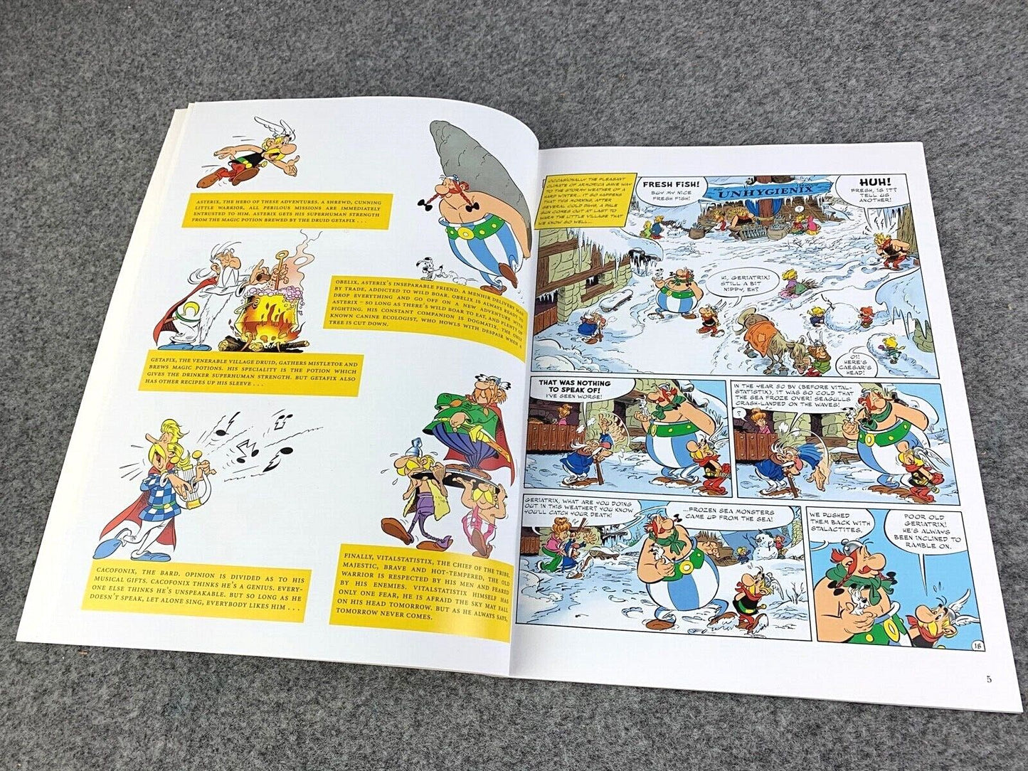 Asterix & the Picts - 2000s Orion/Sphere UK Edition Paperback Book EO Uderzo