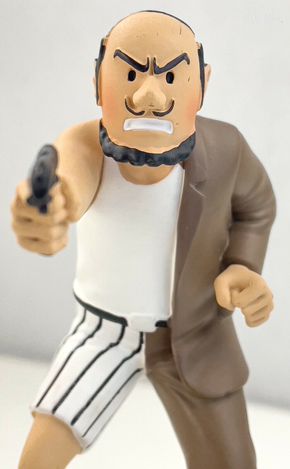 Tintin Figurines Officielle # 80 Alonzo Perez: Broken Ear Model ML resin Figure