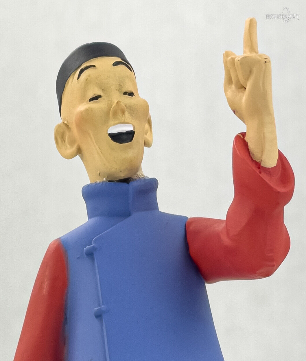 Tintin Figurines Officielle # 66 Mad Didi - Blue Lotus model ML resin Figure