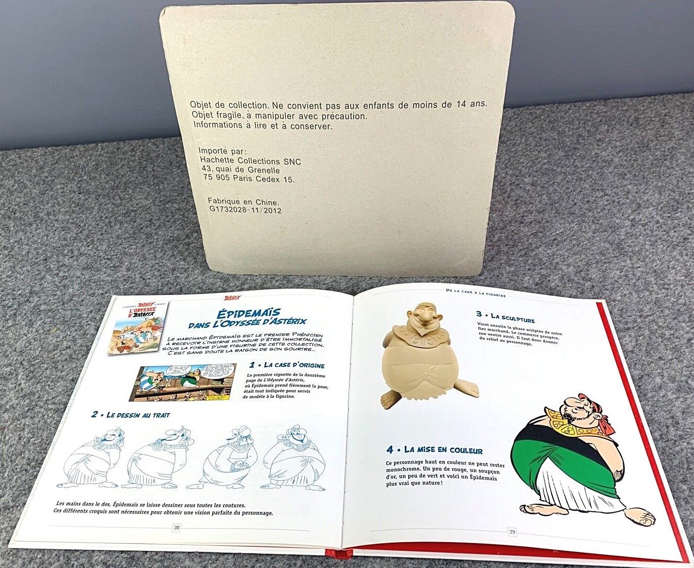 Hachette Asterix Figurine #28 Ekonomikrisis Ltd 14cm Grand Galerie Figure