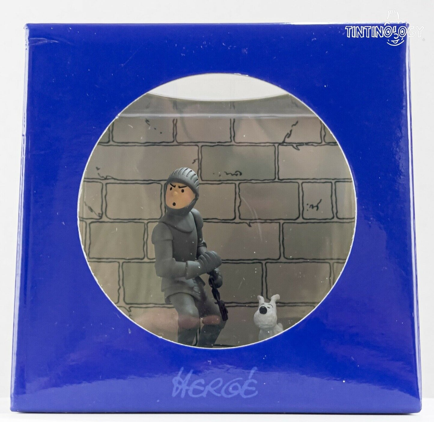 Tintin in Armour - America: Coffret/Box Scene Moulinsart Figurine 9cm Model