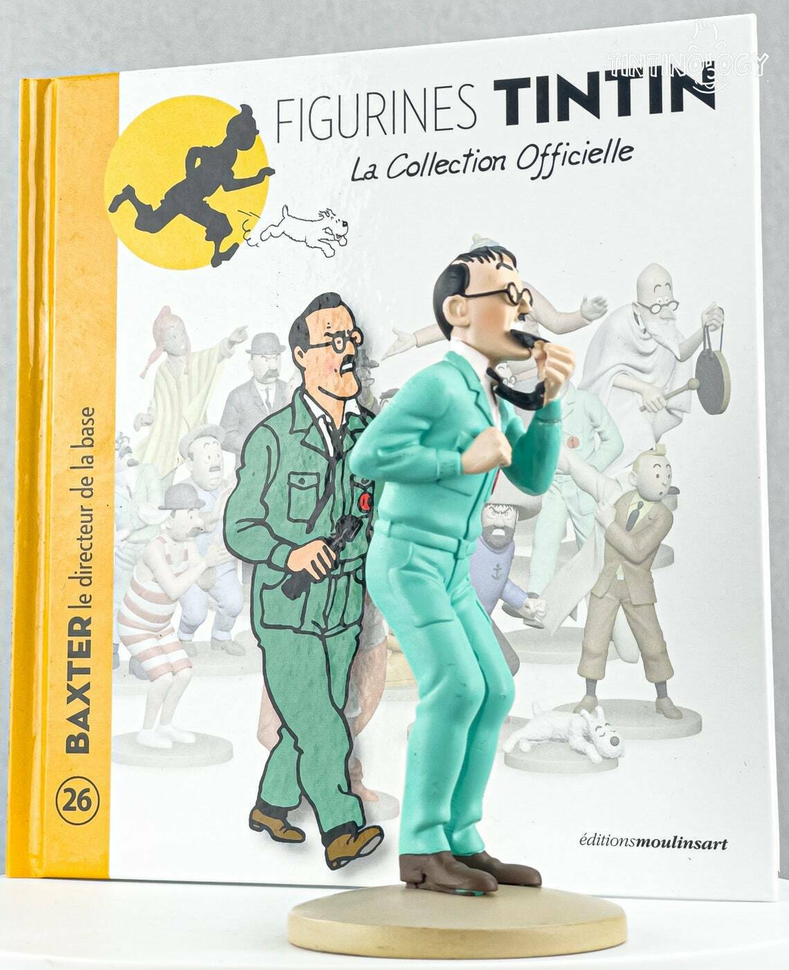 Tintin Figurines Officielle # 26 Baxter: Destination Moon Herge model Figure