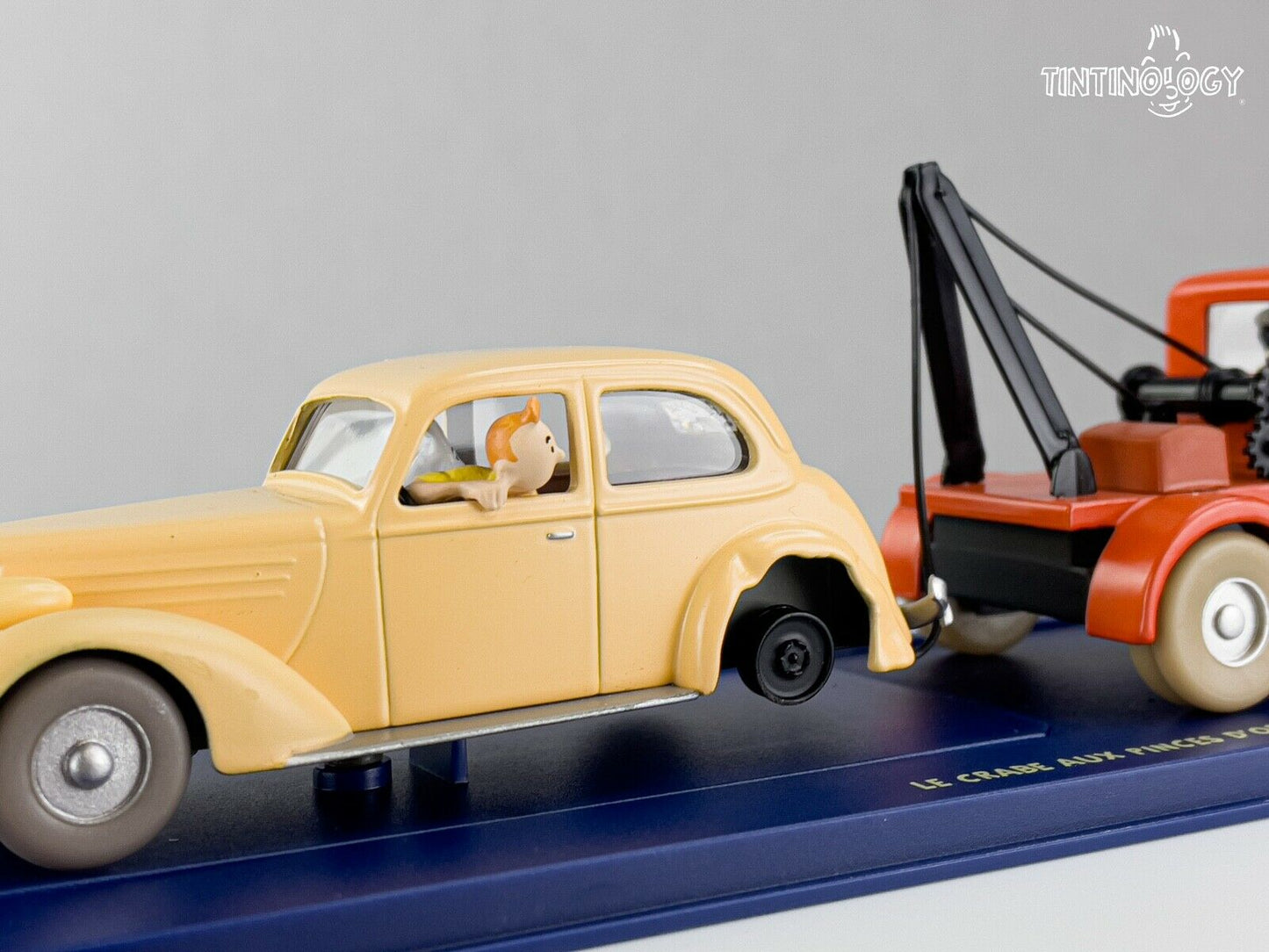 ATLAS TINTIN CAR #23 & 24 Towtruck Luxor & Car Golden Claws Herge model 1/43