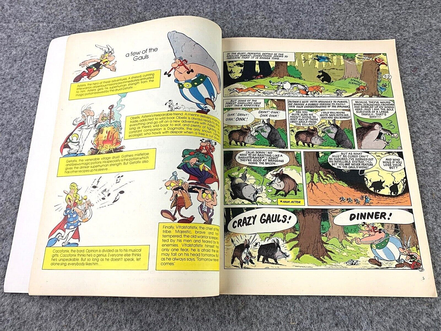 Asterix & the Black Gold - 1970/80s Hodder/Dargaud UK Edition Paperback Book Uderzo